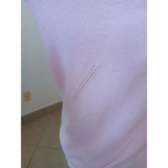 Gap Womens Ligth Sweater Size Large Pink Long Sleeve Round Neck - Picture 6 of 16
